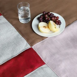 Plaid en textile recyclé jaune 195x140cm Klod - EMKO