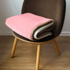 Plaid en textile recyclé jaune 195x140cm Klod - EMKO