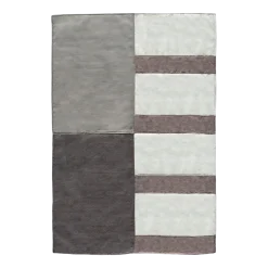 Plaid en textile recyclé marron 195x140cm Klod - EMKO