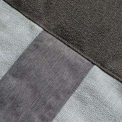 Plaid en textile recyclé marron 195x140cm Klod - EMKO