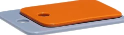 Planches en céramique Amare Bleu clair/Orange (lot de 2) - Hübsch