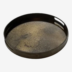 Plateau avec miroir vieilli bronze - Ethnicraft Accessories