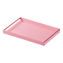 Plateau de service en acier pink lemonade 45x30x4cm Dava - Metallbude