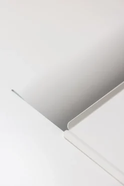 Plateau en acier blanc 34x24cm Cut X - Metallbude