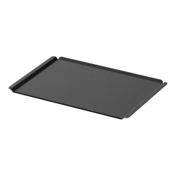 Plateau en acier noir 34x24cm Cut X - Metallbude