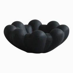 Plateau en céramique noir 15,5x15,5x6cm Bloom - 101 COPENHAGEN