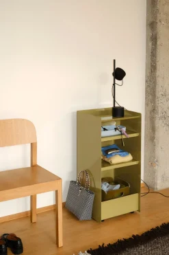 Plateau en fibres recyclées vert dusty 28x15,5cm Restore - Muuto