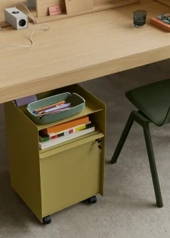 Plateau en fibres recyclées vert dusty 28x15,5cm Restore - Muuto