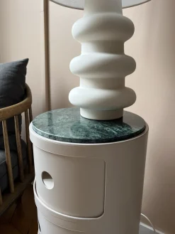 Plateau en marbre vert pour Componibili 30 cm - The Cool Republic