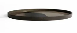 Plateau en verre foncé XL Translucent Silhouettes - Ethnicraft Accessories