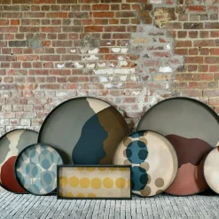 Plateau en verre foncé XL Translucent Silhouettes - Ethnicraft Accessories