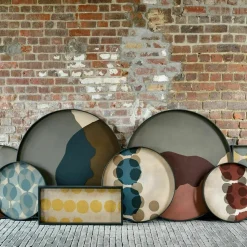 Plateau en verre Layered Dots - Ethnicraft Accessories