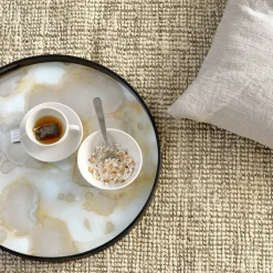 Plateau en verre organique Mist Gold S - Ethnicraft Accessories