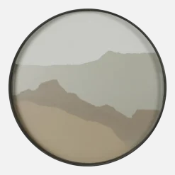 Plateau en verre rond Sand Wabi Sabi S - Ethnicraft Accessories