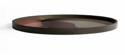 Plateau en verre rouge XL Translucent Silhouettes - Ethnicraft Accessories