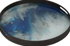 Plateau rond Blue Mist Organic - Ethnicraft Accessories