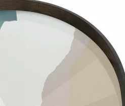 Plateau rond en verre Slate Wabi Sabi L - Ethnicraft Accessories