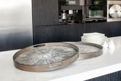 Plateau rond miroir Slice - Ethnicraft Accessories