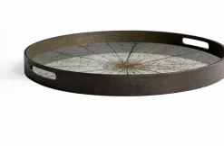 Plateau rond miroir Slice - Ethnicraft Accessories