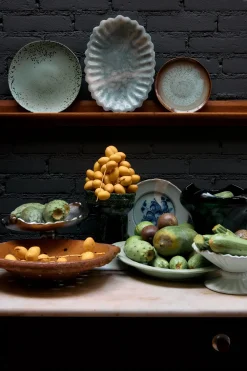 Plat en polyrésine bleu pâle 29x21,5x3,5 New classics - HKliving