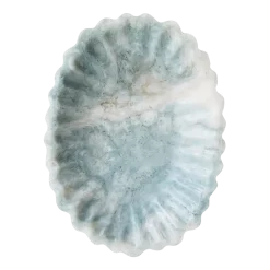 Plat en polyrésine bleu pâle 29x21,5x3,5 New classics - HKliving