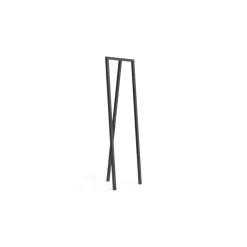 Portant à trois piliers en acier noir 39cm Loop Stand Wardrobe - Hay