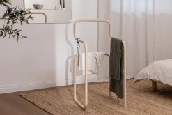 Portant à vêtements en acier beige cashew 89,5x42,5cm James - Metallbude