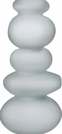 Porte-bougeoir blanc Cairn - Nude Glass