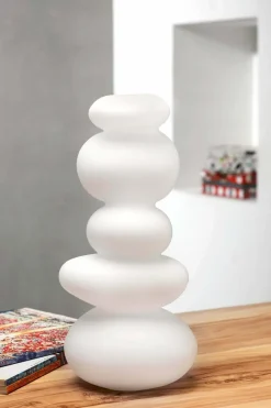 Porte-bougeoir noir Cairn - Nude Glass