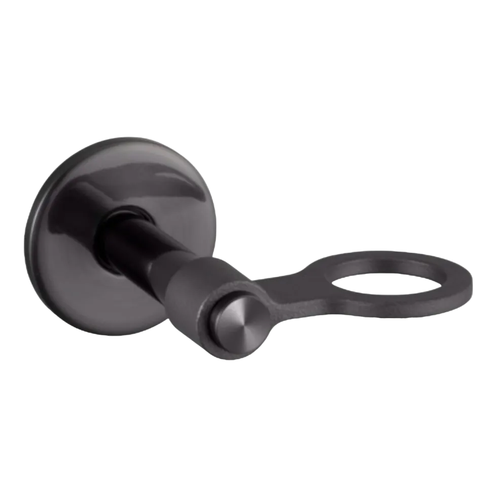 Porte bouteille de savon simple en métal massif bronze 14 cm - Buster+Punch