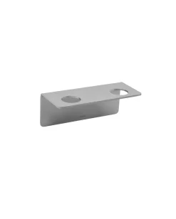 Porte-bouteilles en argent finition brossé 14,5x6,75x5,8cm MK - Meraki