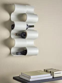 Porte-bouteilles en métal gris 34x15x63cm Montes - Bloomingville