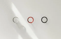 Portemanteau beige 4,4 cm Loop Hook Warm Grey - Normann Copenhagen