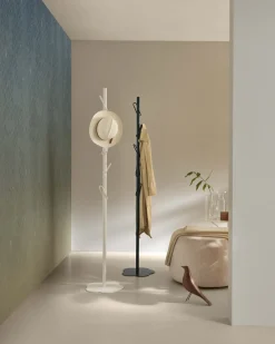 Porte-manteau en acier blanc Myflower - Meme Design