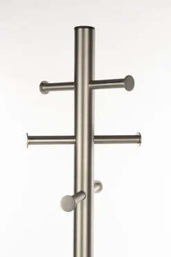 Porte-manteau en acier chrome brossé 180 cm Wednesday - Zuiver