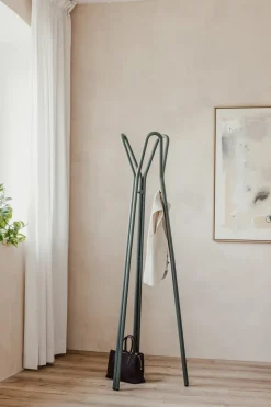 Porte-manteau en acier green tea 56x169cm Charles - Metallbude