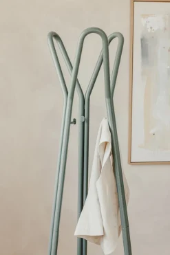 Porte-manteau en acier green tea 56x169cm Charles - Metallbude
