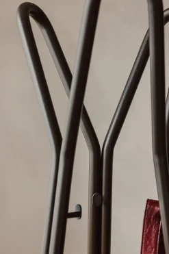 Porte-manteau en acier marron 56x169cm Charles - Metallbude