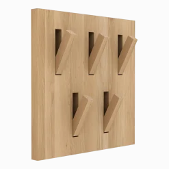 Porte-manteau en bois de chêne - Ethnicraft Accessories