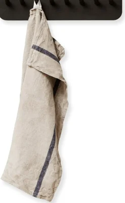 Porte-manteau en chêne massif noir 40cm Echo - Form & Refine