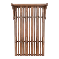 Porte-manteau mural en bois de manguier 66x32x110cm Jackub - Dutchbone