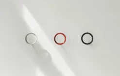 Portemanteau rouge 7,8 cm rouge Loop Hook - Normann Copenhagen