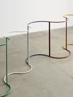 Porte-manteaux en acier écru 144x60x150cm Colour Rack S - Hay