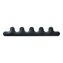 Porte-manteaux en acier graphite mat Kamm 5 - Zieta