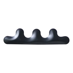 Porte-manteaux en acier graphite mat Kamm 3 - Zieta