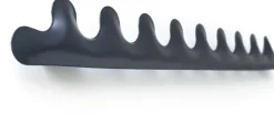 Porte-manteaux en acier graphite mat Kamm 9 - Zieta