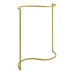 Porte-manteaux en acier jaune moutarde 144x60x150cm Colour Rack S - Hay