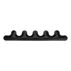 Porte-manteaux en acier noir Kamm 5 - Zieta