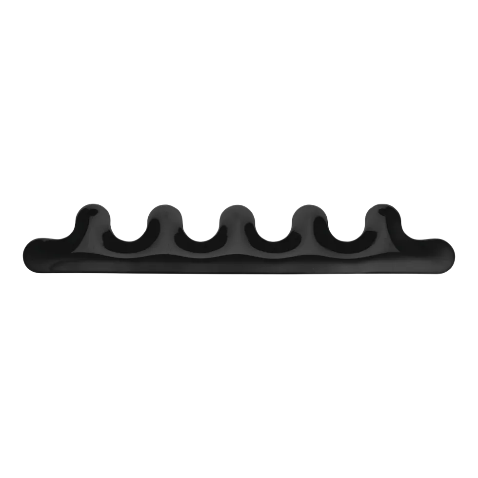 Porte-manteaux en acier noir Kamm 5 - Zieta