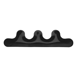 Porte-manteaux en acier noir Kamm 3 - Zieta